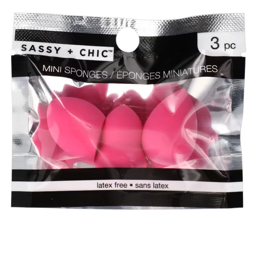 3 piece mini make up sponges